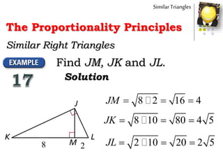 Math 9   similar triangles intro