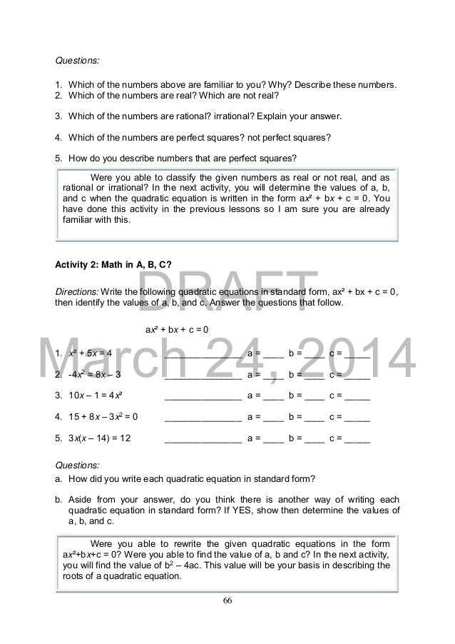 Grade 9 Math