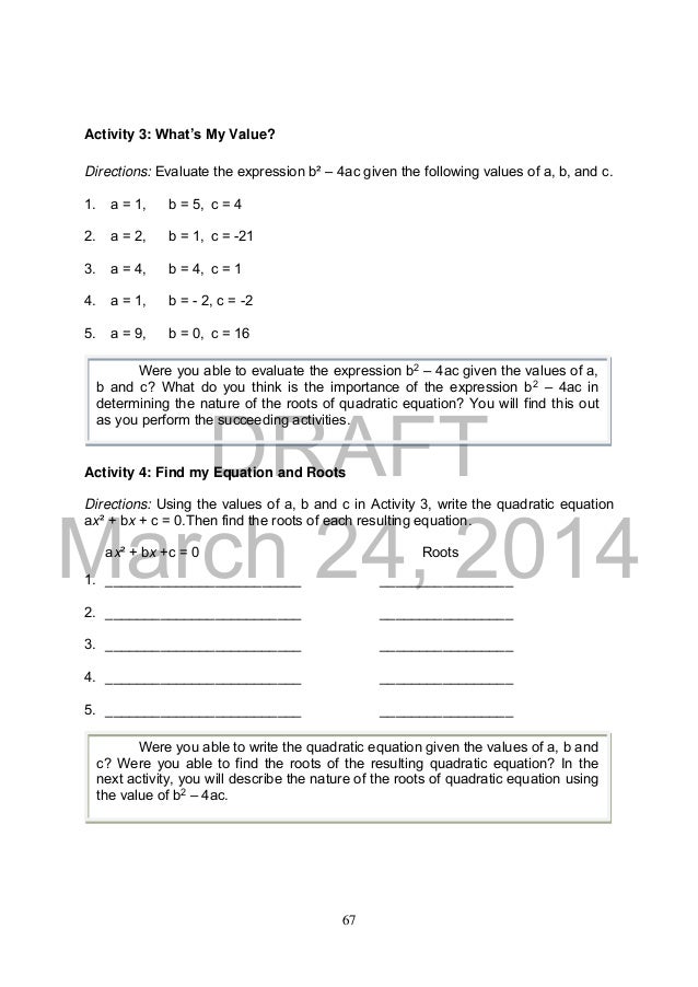 Grade 9 Math