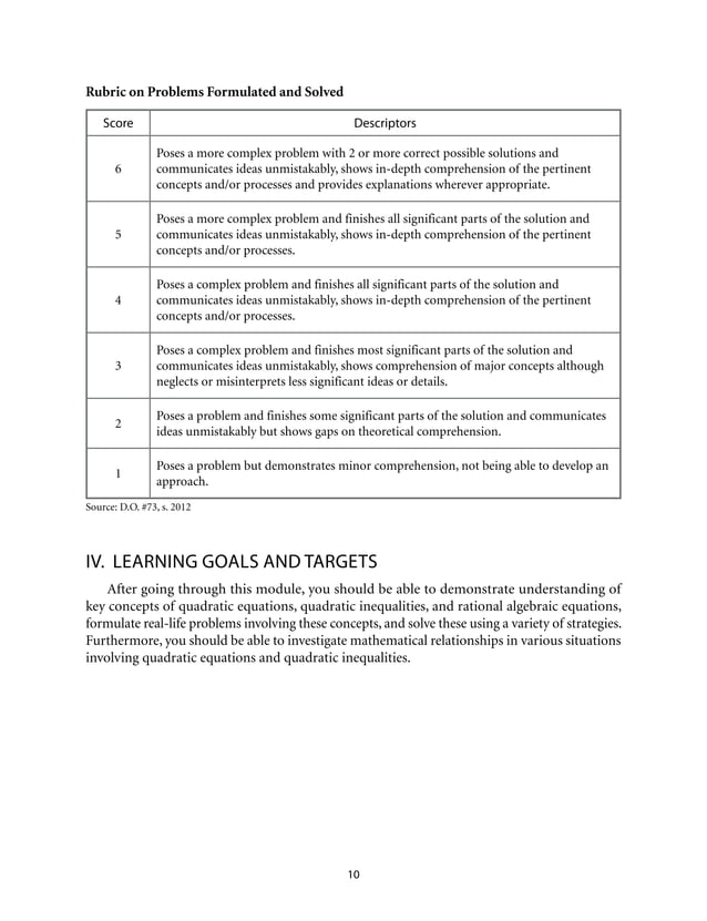 Math 9 module 1 PDF Math 9 module 1 pdf