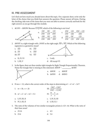 Math 9 (module 6)
