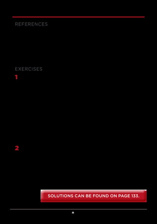 Lesson 10 ♠ Look like a Psychic 105
REFERENCES
Gardner, Mathematics, Magic and Mystery.
Gardner, Mental Magic.
Scarne, Scarne on Card Tricks.
Simon, Mathematical Magic.
EXERCISES
1	 Think of a number between 1 and 30. The magician shows you the
following 5 cards and asks you which cards contain your number.
Card 1: 1 3 5 7 9 11 13 15 17 19 21 23 25 27 29
Card 2: 2 3 6 7 10 11 14 15 18 19 22 23 26 27 30
Card 3: 4 5 6 7 12 13 14 15 20 21 22 23 28 29 30
Card 4: 8 9 10 11 12 13 14 15 24 25 26 27 28 29 30
Card 5: 16 17 18 19 20 21 22 23 24 25 26 27 28 29 30
After indicating which cards have your number, the magician
immediately reveals the number. How?
2	 The following curiosity can be turned into a feat of psychic power or
supersensitivity. Take any number of coins—for example, 10—and
notice how many of them are showing heads. Suppose that h of the
coins are showing heads. Divide the coins into 2 piles by choosing any
h coins and putting them in a pile on your right, and the rest of the
coins go to the left. Then, turn over every coin in the right pile so that
it shows the opposite side. It should now be the case that the right pile
and the left pile have an equal number of heads. Why?
SOLUTIONS CAN BE FOUND ON PAGE 133.SOLUTIONS CAN BE FOUND ON PAGE 133.
 