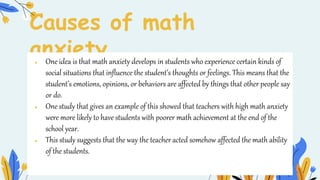 Math anxiety and Dyscalculia.pptx