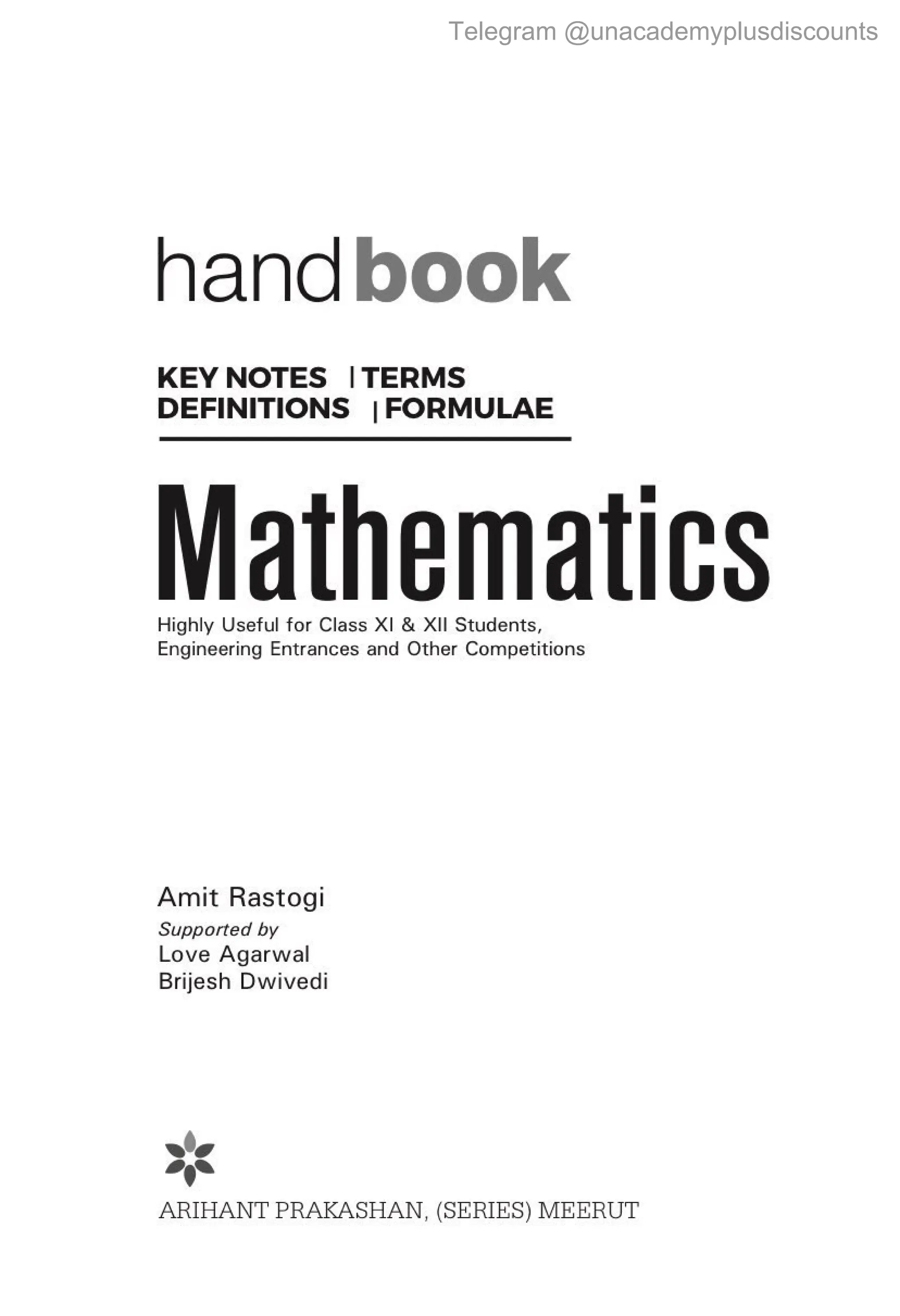 Telegram @unacademyplusdiscounts
 