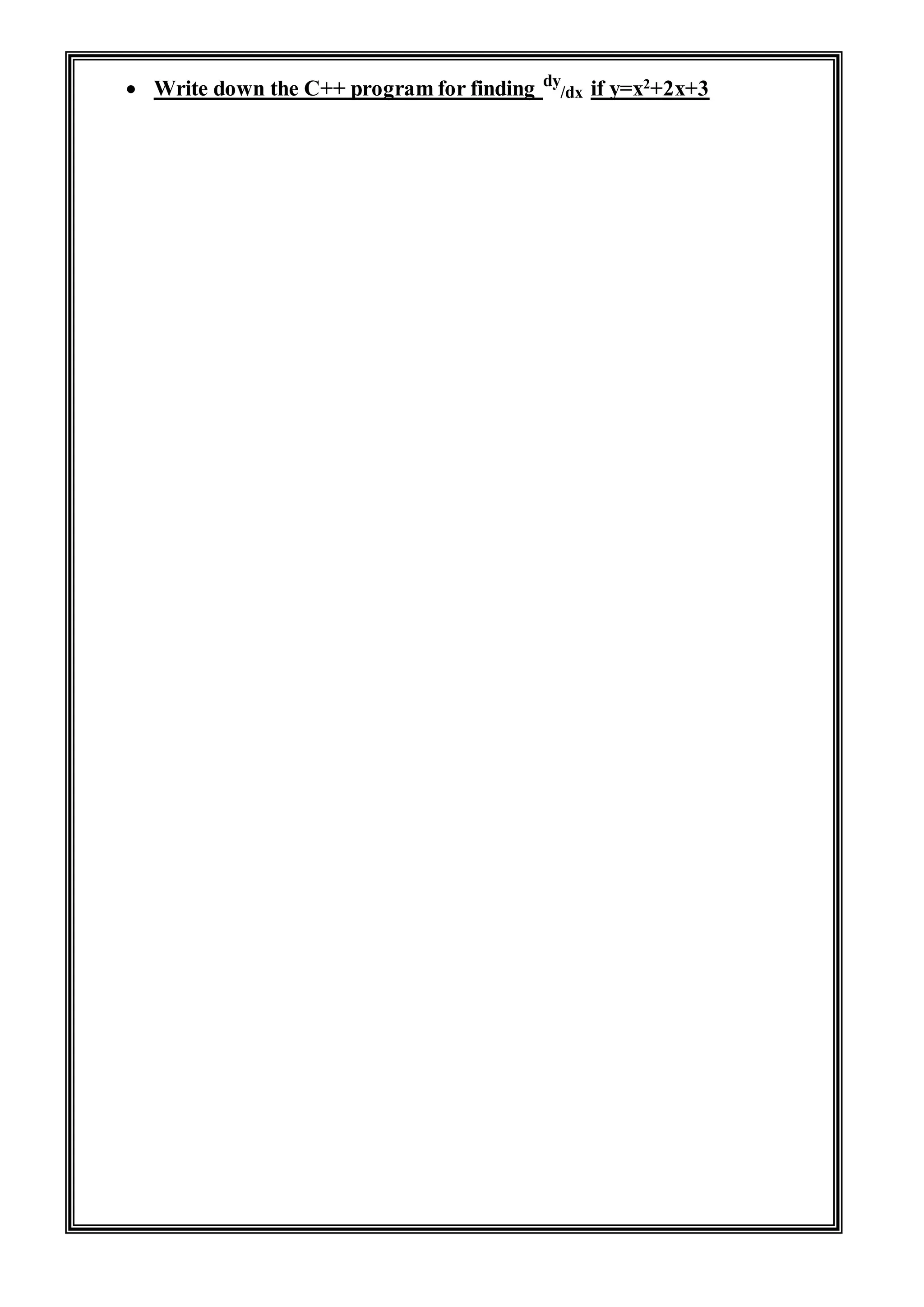 Math assignment Program | PDF