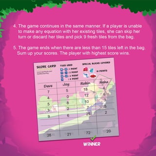Math Builder Rulebook
