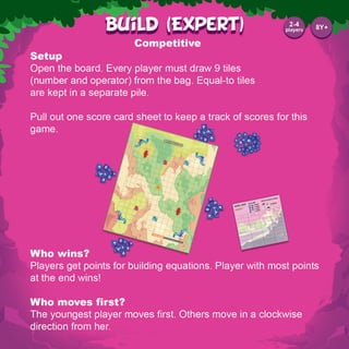 Math Builder Rulebook