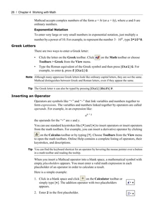 Math cad 14 user manual | PDF