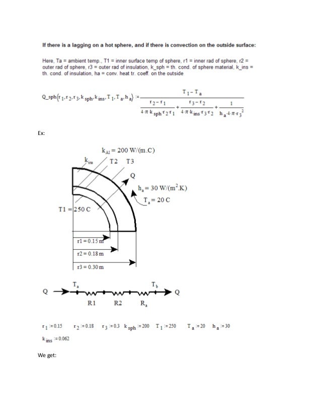 Drawing Lines In Mathcad : Mathcad functions for conduction heat transfer calculations
