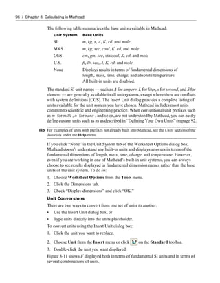 Mathcad users guide | PDF