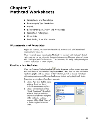 Mathcad users guide | PDF