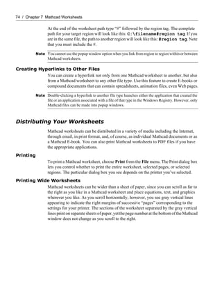 Sample Mathcad Worksheet Mathcad users guide | PDF