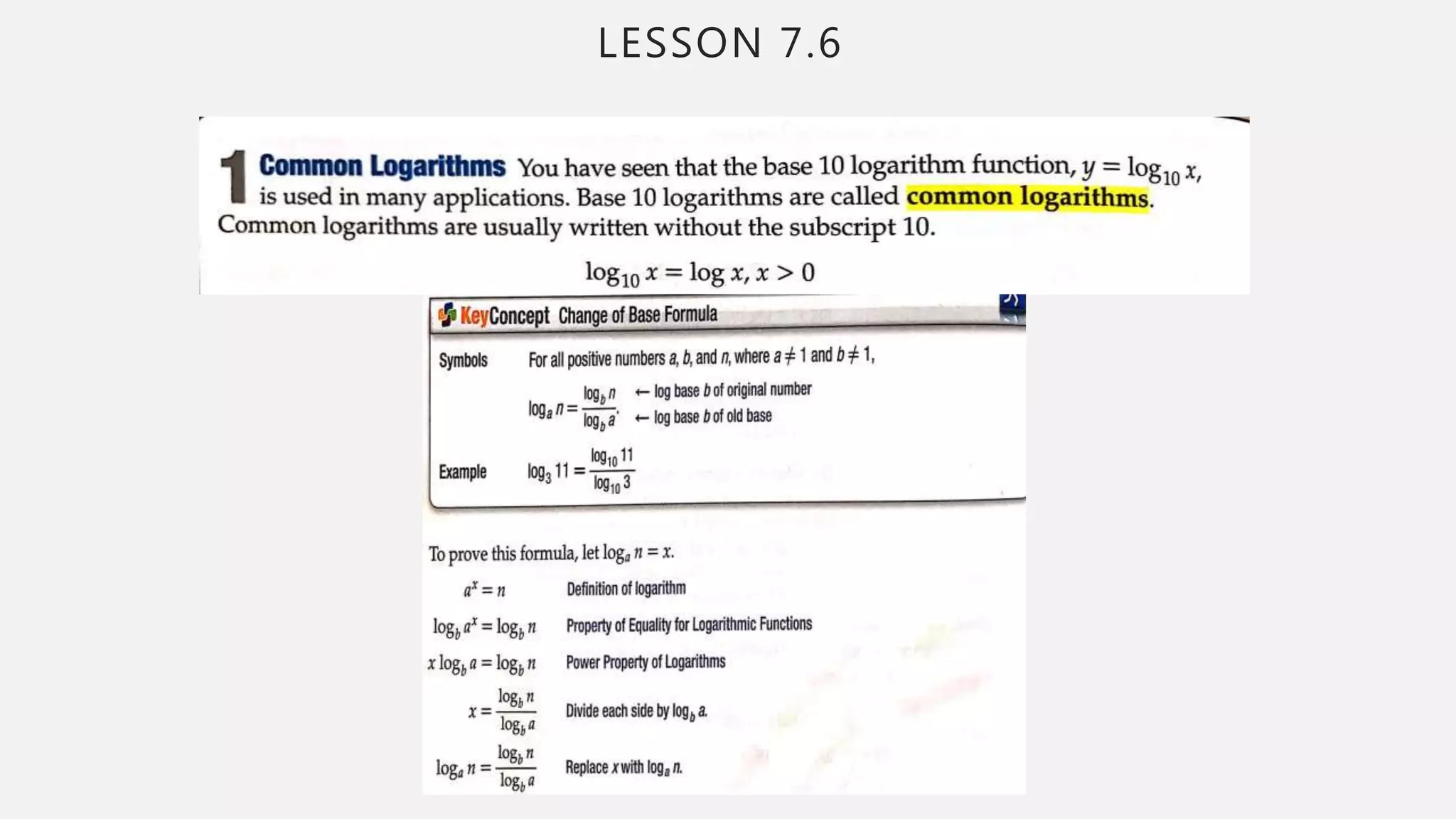 LESSON 7.6
 