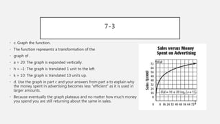 Vertically Expanded Graph Math chapter 7 | PPTX