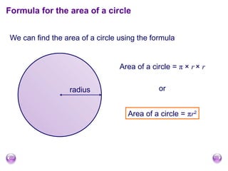 math Circumference-and-Area-of-a-Circle power point presentation | PPTX
