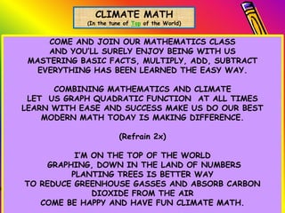 Math & climate change | PPTX