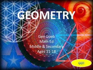 GEOMETRY
Gen Goeb
Math Ed
Middle & Secondary
Ages 11-18
 
