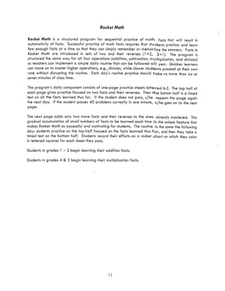 Math Curriculum Parent Guide