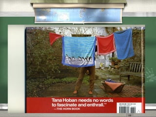 Hoban, Tonya (1986). Shapes, Shapes, Shapes. New York, NY: Greenwillow Books.
 