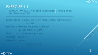 Mathematics : NUMBER SYSTEM | PPTX