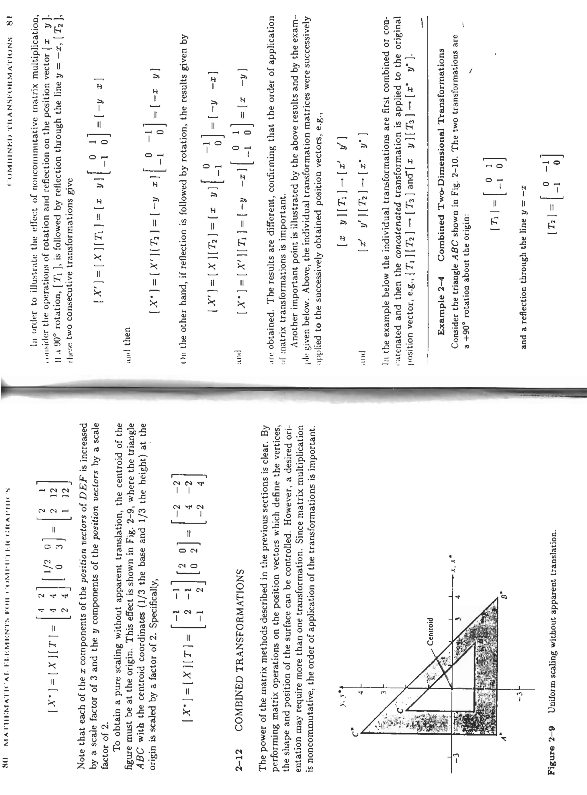 Mathematical elements-for-computer-graphics-1 | PDF