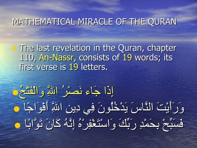 Mathematical Miracle Quran | PPT | Islam | Religion & Spirituality