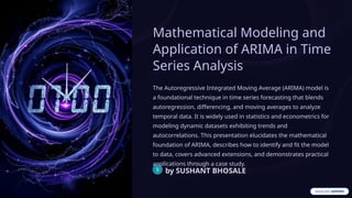 Comprehensive Mathematical Modeling and Application of ARIMA in Time ...
