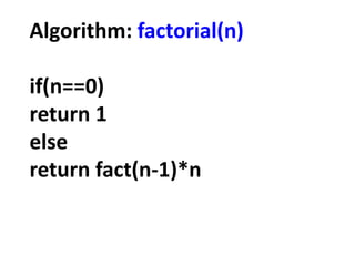 Mathematical Analysis of Recursive Algorithm. | PPT
