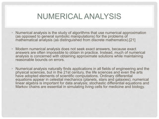 Mathematical analysis | PPTX