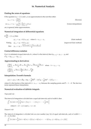 Mathematical formula handbook | PDF