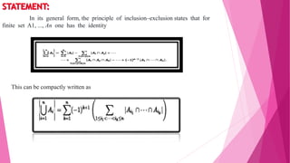 Math Include/exclude Mathematical foundation in cs | PPTX