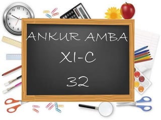 ANKUR 
AMBA 
XI-C 
32 
