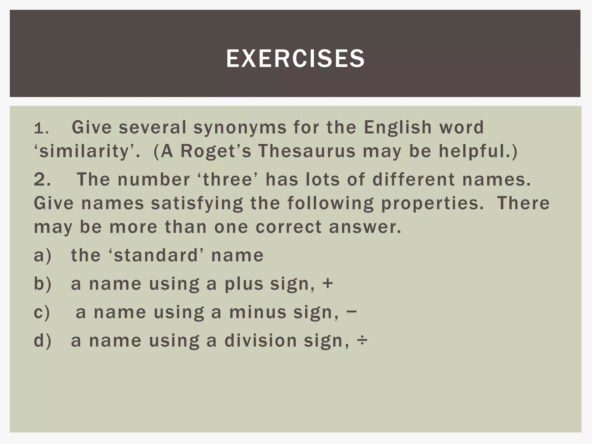 Mathematical language and symbols | PPTX