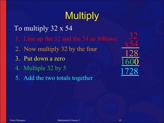 32x27 Math NCV 2 Mathematical Literacy Hands-On Training Module 1 | PPT
