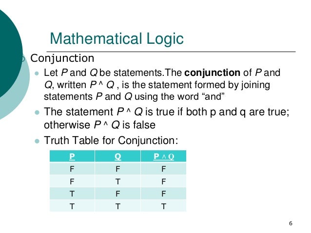 definition of logic in discrete mathematics