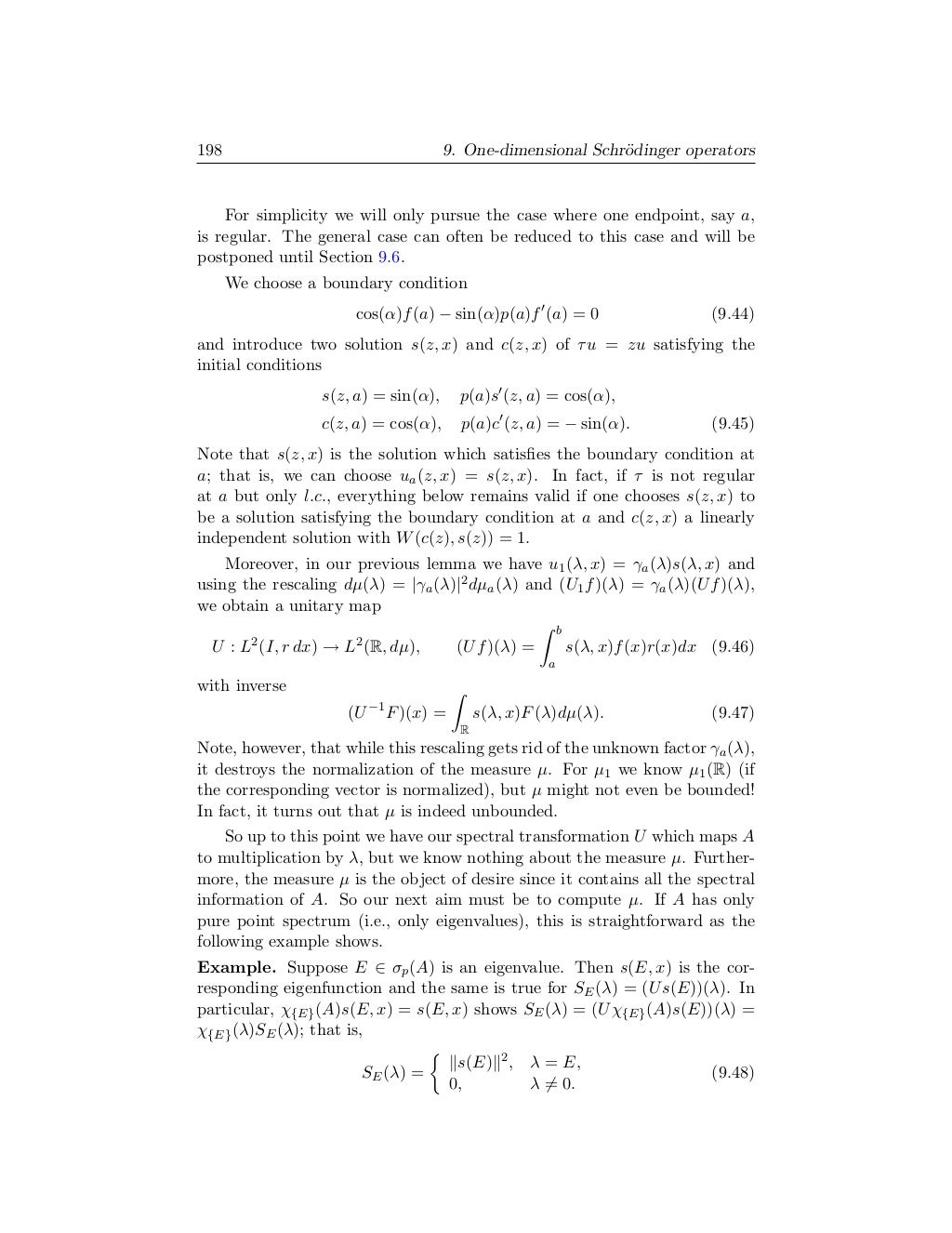 Mathematical methods in quantum mechanics