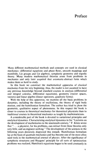 Mathematical methods of classical mechanics arnold | PDF