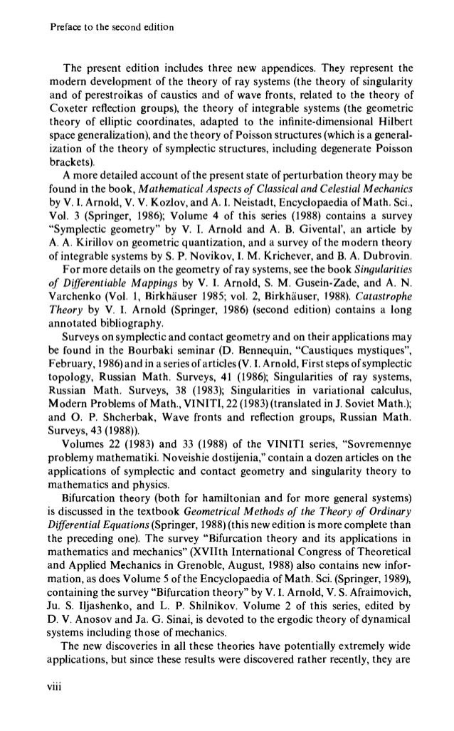 Mathematical methods of classical mechanics arnold