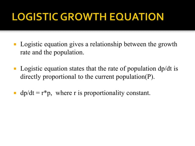 Matlab Code for Logistic Growth Model | PPTX | Physics | Science