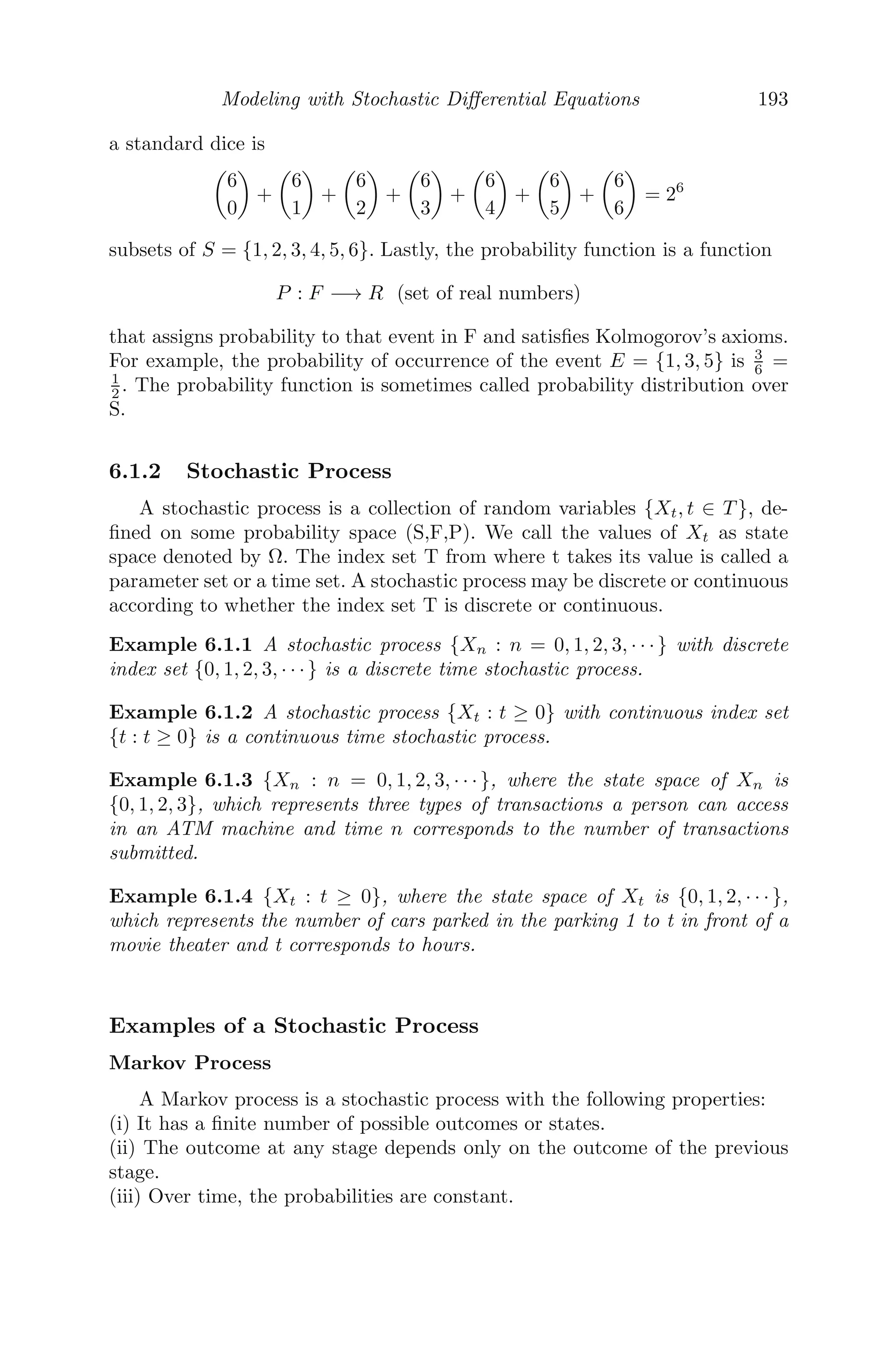 Spatial Models Using Partial Diﬀerential Equations 149
temperature sin
nx
L

. Both ends of the rod are quickly cooled at 0 ◦
C
and are kept at that temperature.
(i) Formulate a mathematical model of the given situation using partial
diﬀerential equations, stating clearly the boundary and initial condi-
tions.
(ii) Using the method of separation of variables, obtain an expression
for the temperature u(x, t).
(iii) If the rod is initially kept at temperature x and u(x, t) → 0 for large
t(t → ∞), formulate a new mathematical model for u(x, t) and solve it.
(Assume that both ends of the rod are quickly cooled at 0o
C and are
kept at that temperature).
4. A homogenous ﬂexible string is stretched between two ﬁxed points, (0, 0)
and (l, 0). The string is released from rest from a position u(x, 0) =
μx(l − x). Through appropriate modeling, obtain an expression for the
displacement u(x, t) of the string at any time t.
5. The faces of a thin square plate of area π2
are perfectly insulated and
its four slides are kept at temperature zero. The initial temperature of
the plate is given by u(x, y, 0) = xy(π − x)(π − y), where u(x, y, t) gives
the temperature function of the square plate.
(i) Formulate a mathematical model of the given situation using partial
diﬀerential equations stating clearly the boundary and initial conditions.
(ii) Use the method of separation of variables to obtain an expression
for the temperature u(x, y, t) in the plate.
6. A homogenous ﬂexible string of length L is stretched between (0, 0) and
(L, 0) and is released with a velocity ksin3
πx
L

parallel to the axis of
y from the equilibrium position. Let u(x, t) be the displacement of the
string at any time t.
(i) Formulate a mathematical model of the given situation using partial
diﬀerential equations, stating clearly the boundary and initial condi-
tions.
(ii) Using the method of separation of variables, obtain an expression
for the displacement u(x, t).
7. Find the traﬃc density ρ(x, t) satisfying
∂ρ
∂t
+
∂(ρu)
∂x
= 0,
where u, the velocity of the car, is a function of traﬃc density alone and
is given by
u(ρ) = umax

1 −

ρ
ρmax
2

, 0 ≤ ρ  ρmax
 