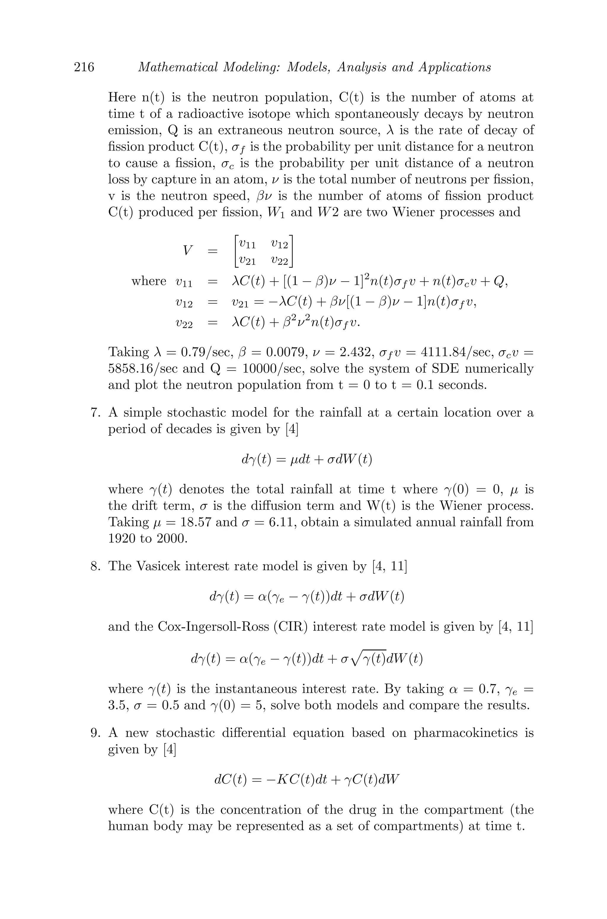 −1 + mB∗
S∗
(a+S∗)2 − mB∗
(a+S∗) − λ −mS∗
(a+S∗)
amB∗
e−τ
(a+S∗)2 e−λτ
−1 + mS∗
e−τ
a+S∗ e−λτ
− λ
 