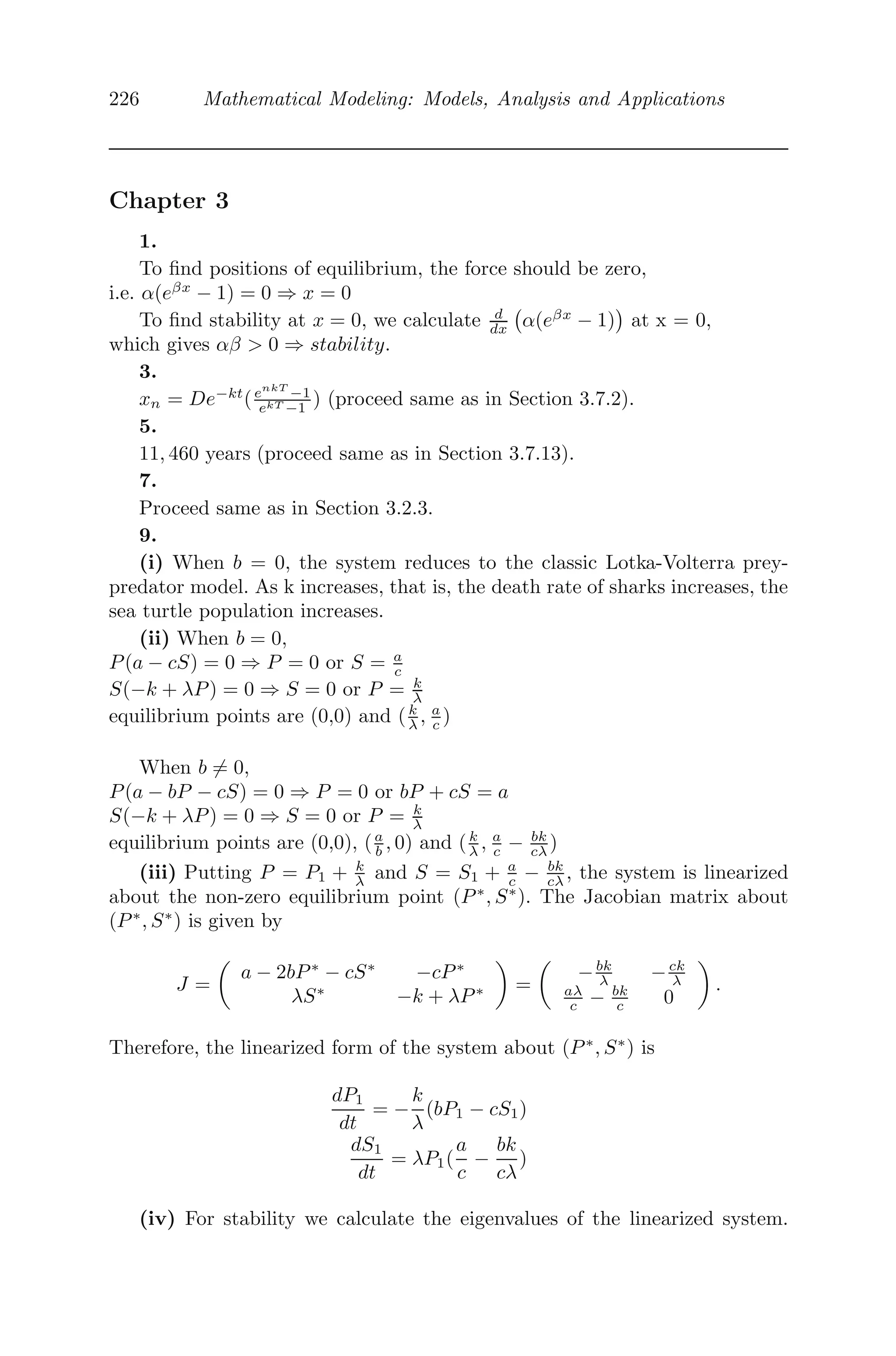 −1 − λ −m
(1+a)
0 −1 + me−τ
a+1 e−λτ
− λ
 