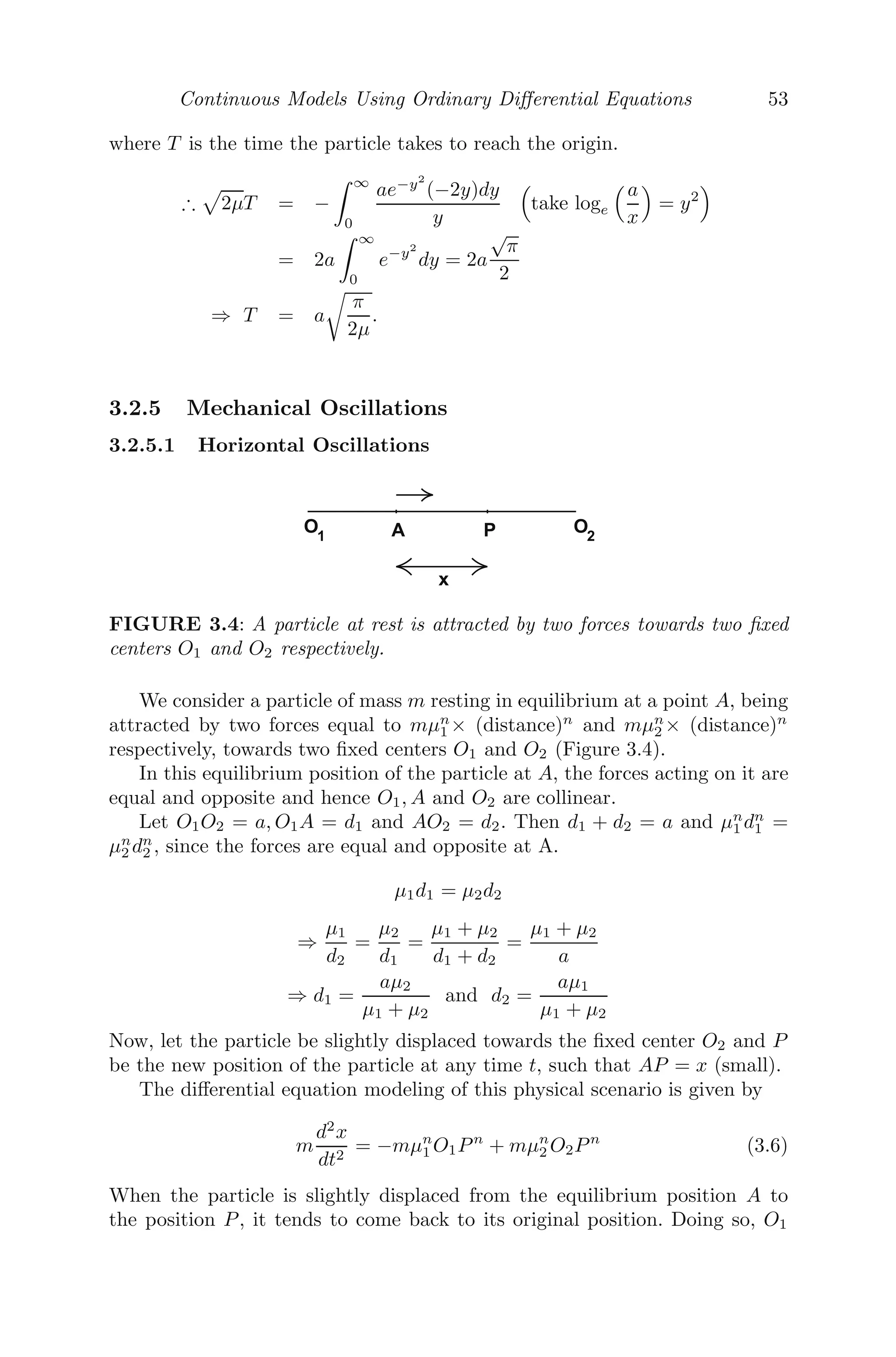 Mathematically Modeling Discrete Processes 45
(i) Formulate a discrete dynamical system to model this situation.
(ii) Assuming you shave 5 times a week, estimate how much water would
be wasted per day if you leave the water running while shaving.
28. Each year, a person who smokes a single pack of cigarettes a day will
absorb about 2.7 mg of cadmium (an extremely dangerous heavy-metal
pollutant that is most toxic when inhaled). For simplicity it is assumed
that the cadmium is absorbed at the end of the year. Some people elim-
inate about 8% of the cadmium from their bodies each year. Formulate
a dynamical system for u(n), the amount of cadmium in such a person’s
body after n years as a result of smoking and hence ﬁnd the amount of
cadmium in such a person’s body as a result of smoking for 20 years.
29. A boy absorbs 0.4 mg of lead into his plasma each day, starting from to-
day. Each day, 35% of the lead in his plasma is absorbed into his bones
and 9% of the lead in his plasma is eliminated in the urine (approx-
imately). Also, 0.118% of the lead in his bones is absorbed back into
his plasma each day. Formulate a discrete mathematical model for this
situation, assuming p(n) to be the amount of lead in this boy’s plasma
and b(n) to be the amount of lead in this boy’s bones, at the beginning
of day n. Hence, ﬁnd p(4) and b(4), where p(0)=0 and b(0)=0.
30. Suppose a person’s body burns 130 kcal per week for each pound it
weighs. Suppose this person presently weighs 165 pounds and consumes
about 21,000 kcal per week. Suppose this person decides to eat 200 kcal
less each week than the week before. Let c(n) represent the number of
kilocalories this person consumes during the n-th week of this diet and
w(n) be the weight of this person after n weeks of this diet. Develop
a dynamical system of two equations, one for c(n) and one for w(n),
assuming c(1)=20,800 and w(0)=165 (to work this problem, you need to
know that burning 3600 kcal would reduce a person’s weight by 1 pound
and consuming 3600 kcal would result in the gaining of 1 pound).
 