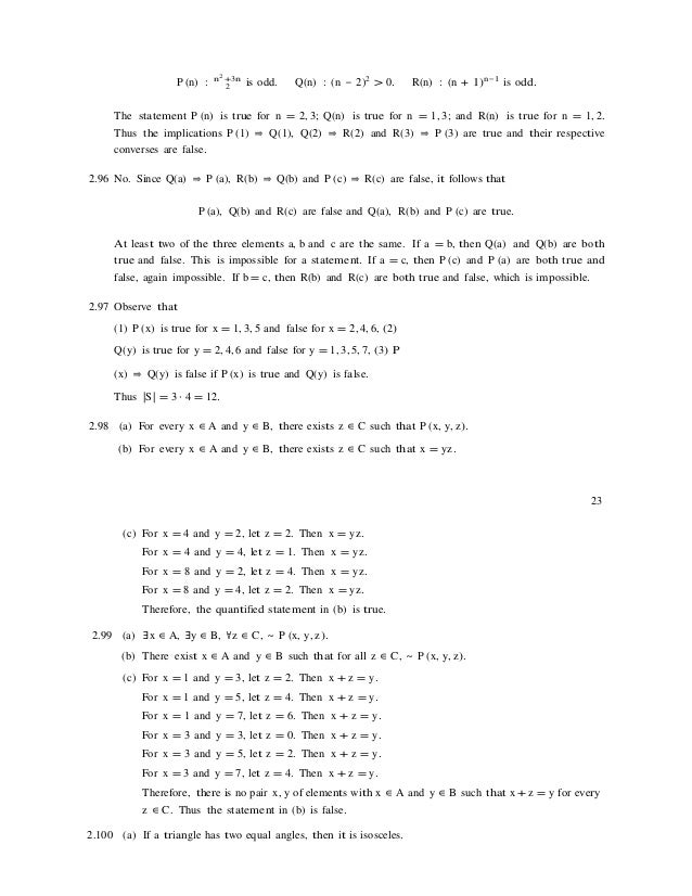 Mathematical Proofs A Transition To Advanced Mathematics 3rd