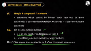 Mathematical Reasoning class notes pdf jee mains | PDF