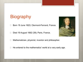 Mathematicians Biography Mathematicians | PPTX
