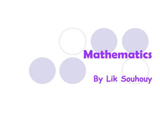 Mathematics By Lik Souhouy 
