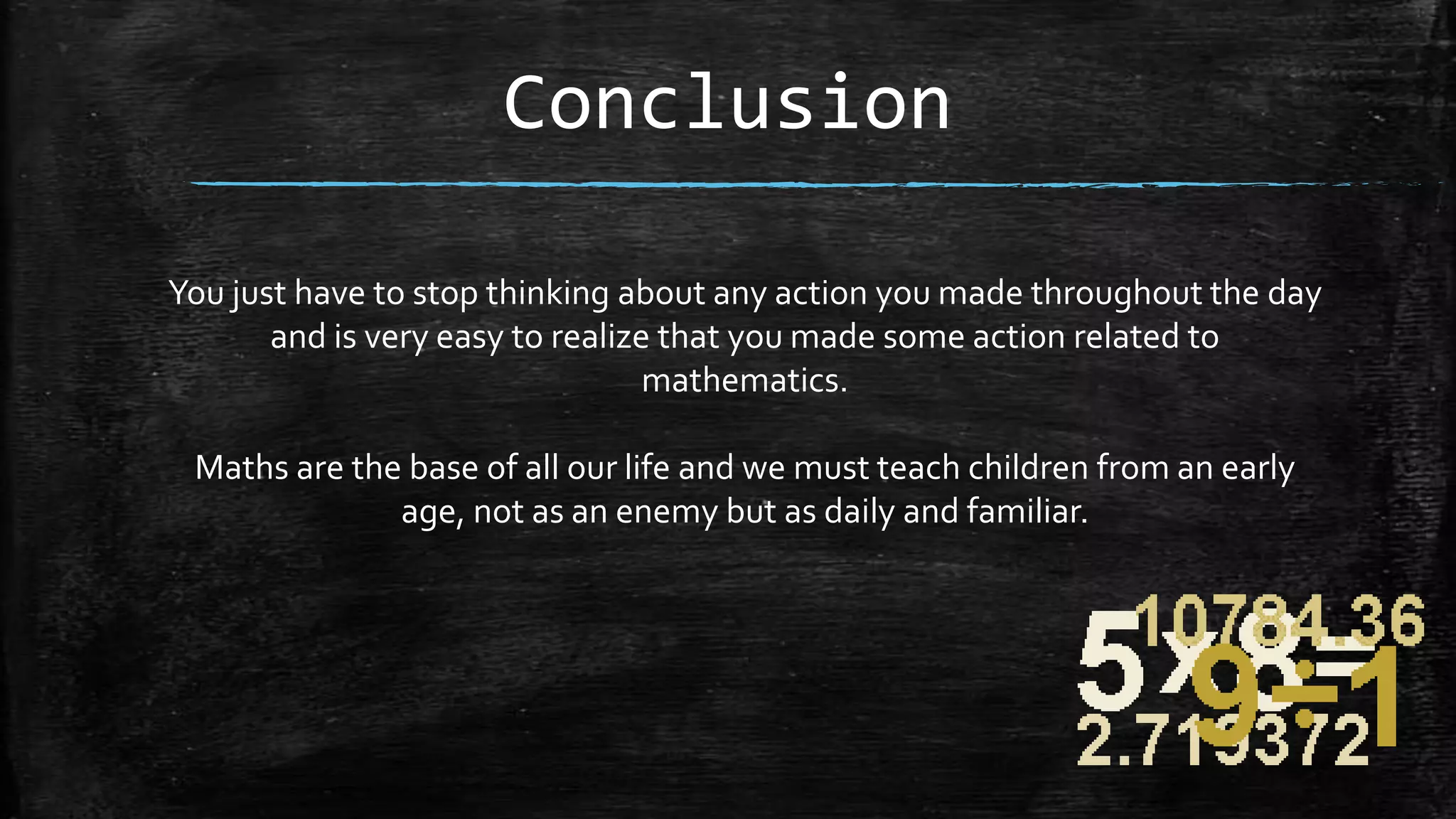 Mathematics In our daily routine | PPTX