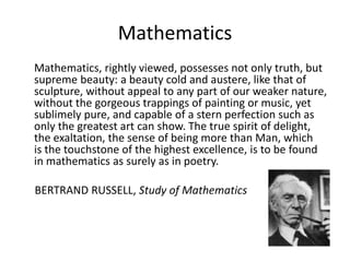 Mathematics | PPTX