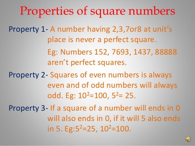 Squares And Square Roots